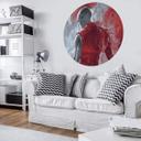 Selvklæbende non-woven tapet - Avengers maleri Nebula - 125 x 125 cm