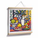 Póster Leche y Fruta - Inspirado en Matisse - Zamart - Cuadrado
