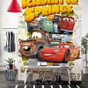 Fotobehang Disney Cars Take the Open Road