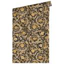 Papel pintado Versace Home Design Papel pintado con motivo floral Papel pintado oro negro Papel pintado no tejido