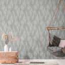 Papel pintado moderno no tejido gris - papel pintado con motivos gráficos para salón, dormitorio papel pintado moderno no tejido