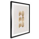 Plakat Ho Ho Ho in Gold - Orara Studio