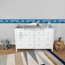 A.S. Création Lovely Kids Frise autocollante enfant - Bleu