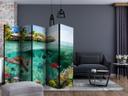 Screen room divider - Under vandoverfladen, 3-delt