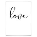 Plakat - Handwritten Love