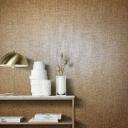 Tekstureret, non-woven Natural Opulence tapet i kobber