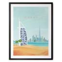 Póster Playa de Dubai - Burj Al Arab - Rivers