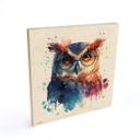 Træplakat Heine - Intelligent Owl