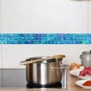 Sticker mural - Bordure mosaïque en verre