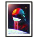 Póster astronauta con vista a la tierra - Nicebleed