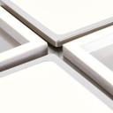 Deckenleuchte Yara, metallic, 6 x 51 cm, Metall Deckenlampe, dimmbar
