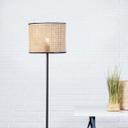 Stehleuchte Toni, beige, 154 x 30 cm, Rattan Stehlampe