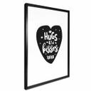 Póster Besos y abrazos