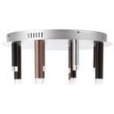 Deckenleuchte Eddy, braun, 21,5 x 50,5 cm, Metall Deckenlampe