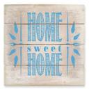 Cuadro de madera Home Sweet Home 2 - 40x41,5 cm