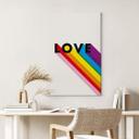 Lienzo LGBTQIA+ Love Rainbow