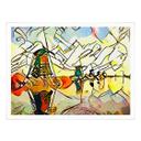 Póster Zamart - Kandinsky y los molinos de viento holandeses