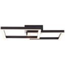 Deckenleuchte Kayla, schwarz, 9 x 50 cm, Metall Deckenlampe, dimmbar