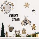 Wall Sticker  Orara Studio - Christmas Time black gold