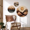 Billede af træ Fredriksson - Golden Mountains Set - Round (3 pieces)