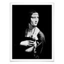 Póster Da Vinci - La dama del armiño