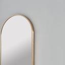 Wandspiegel gold gebogen - Glasgow - 30x90 cm