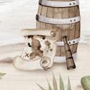 Fototapet Kikki Belle - Piratbugten