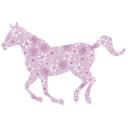 Hest (mønster) wallsticker