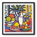 Póster Leche y Fruta - Inspirado en Matisse - Zamart - Cuadrado