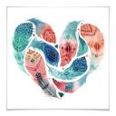 Póster Kvilis - Amor de plumas