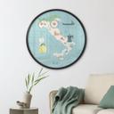 Plakat Kort over Italien - Rivers