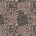 Papel pintado no tejido con motivo floral marrón beige - papel pintado con gramíneas
