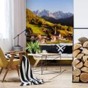 Fototapet Colombo - lille landsby i Dolomitterne