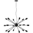 Pendelleuchte Fiete, schwarz, 90,5 x 140 cm, Metall Pendelleuchte