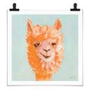 Póster Naranjas Alpaca - Zwara - Cuadrado