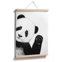 Póster Panda ondulante - Korenkova