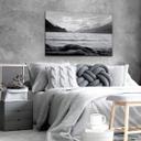 Træstub ved havet – print på aluminium (Alu-Dibond)