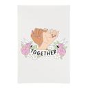 Póster de tela Together Sisterhood Floral Hands