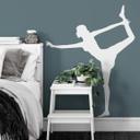 Wallsticker -  Yoga -  Den stående bue