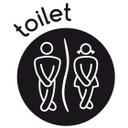Toilet 1 Wallsticker