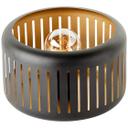 Tischleuchte Silvio, gold, 18,8 x 27 cm, Metall Tischlampe