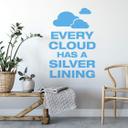 Every cloud....wallsticker