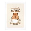 At sige plakat Capybara i kaffe - Capychino