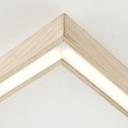 Deckenleuchte Eveline, braun, 83 x 38 cm, Holz Innenleuchte