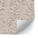 Salpicadero de cocina autoadhesivo Delicadas hojas de acuarela - Gris suave - Bloomery Decor