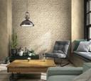 Non-woven tapet i 3D steneffekt brun steneffekt 