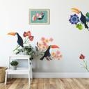Sticker mural Blanz - Set de toucan