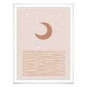 Póster Orara Studio - Luz de luna roja