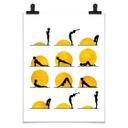 Plakat - Kubistika - Yoga