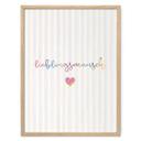 Typografi Plakat favoritperson med et hjerte